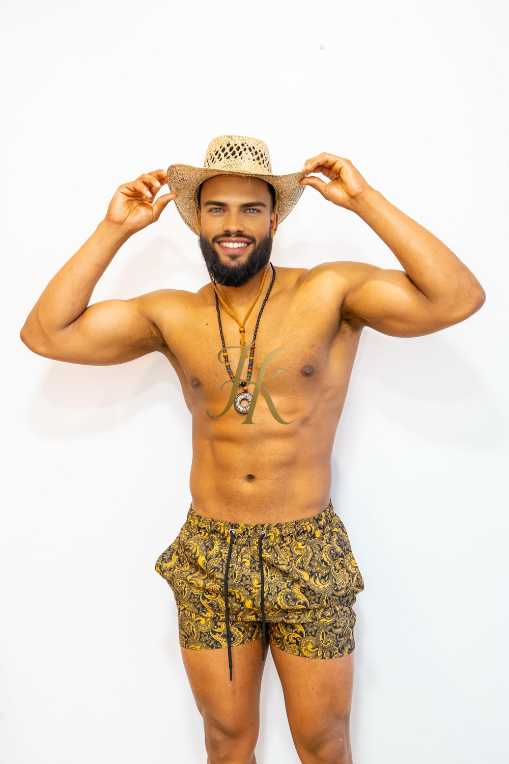 Tropical Vibes Men's Swim Trunks – Quick-Dry, Breathable & Stylish Beach Shorts - kayibstrore