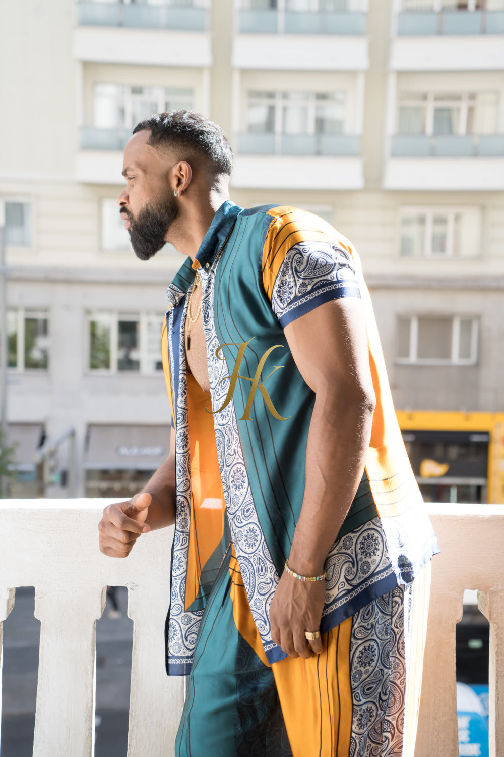 Summer Ready: Men's Silk Shirt and Pant Set - kayibstrore