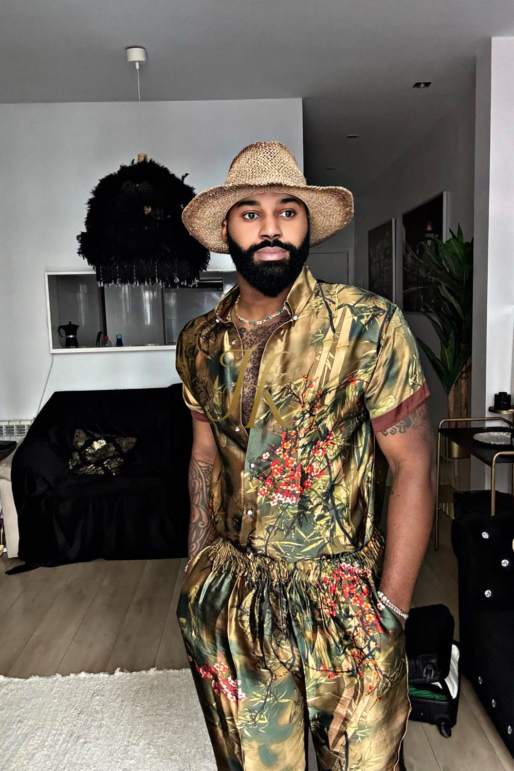 Luxury Handmade Outfits: Men's Luxury Silk Set - kayibstrore