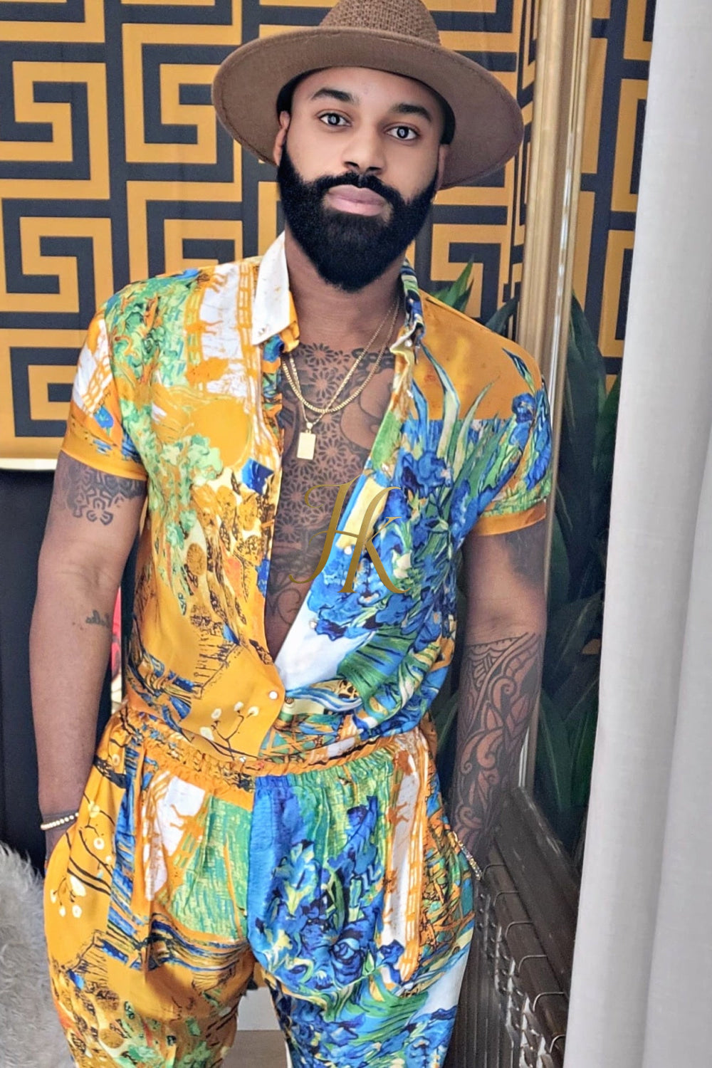 Ultimate Luxury Men's Rave Wear: Silk Set for Unmatched Style and Comfort - kayibstrore