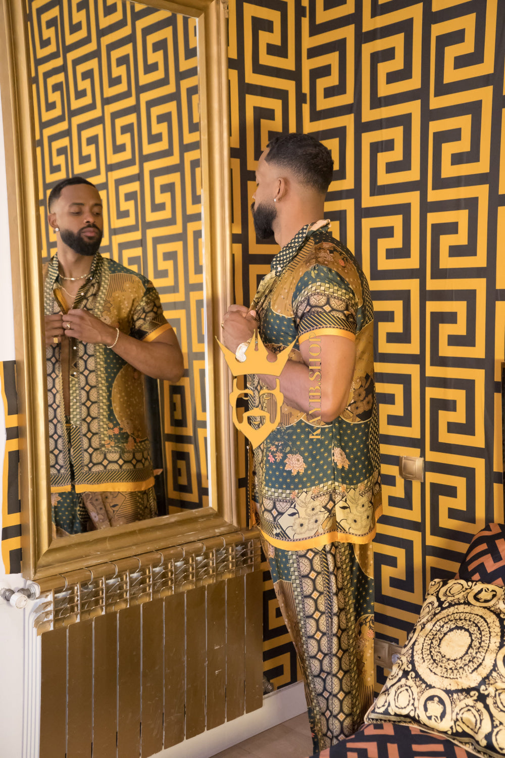 Men's party Luxury Silk Dress Set Outfit - Elevate Your Style Game with Ultimate Comfort and Unbeatable Quality - kayibstrore