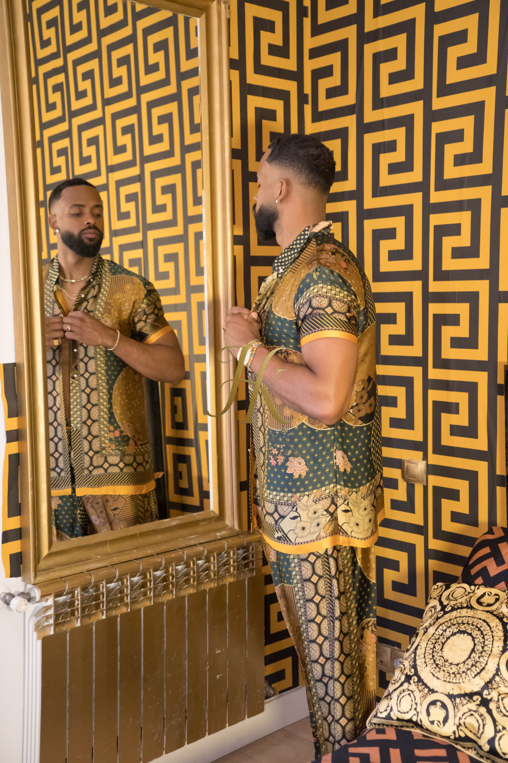 Men's party Luxury Silk Dress Set Outfit - Elevate Your Style Game with Ultimate Comfort and Unbeatable Quality - kayibstrore