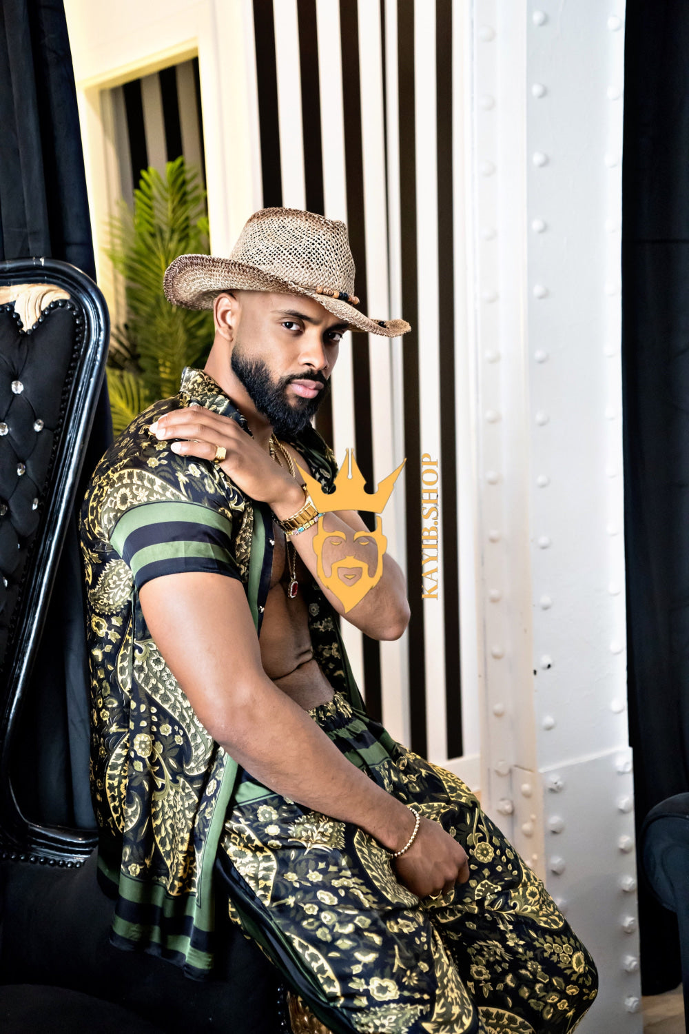 Luxury handmade diner Men's Silk Party Outfits set - kayibstrore