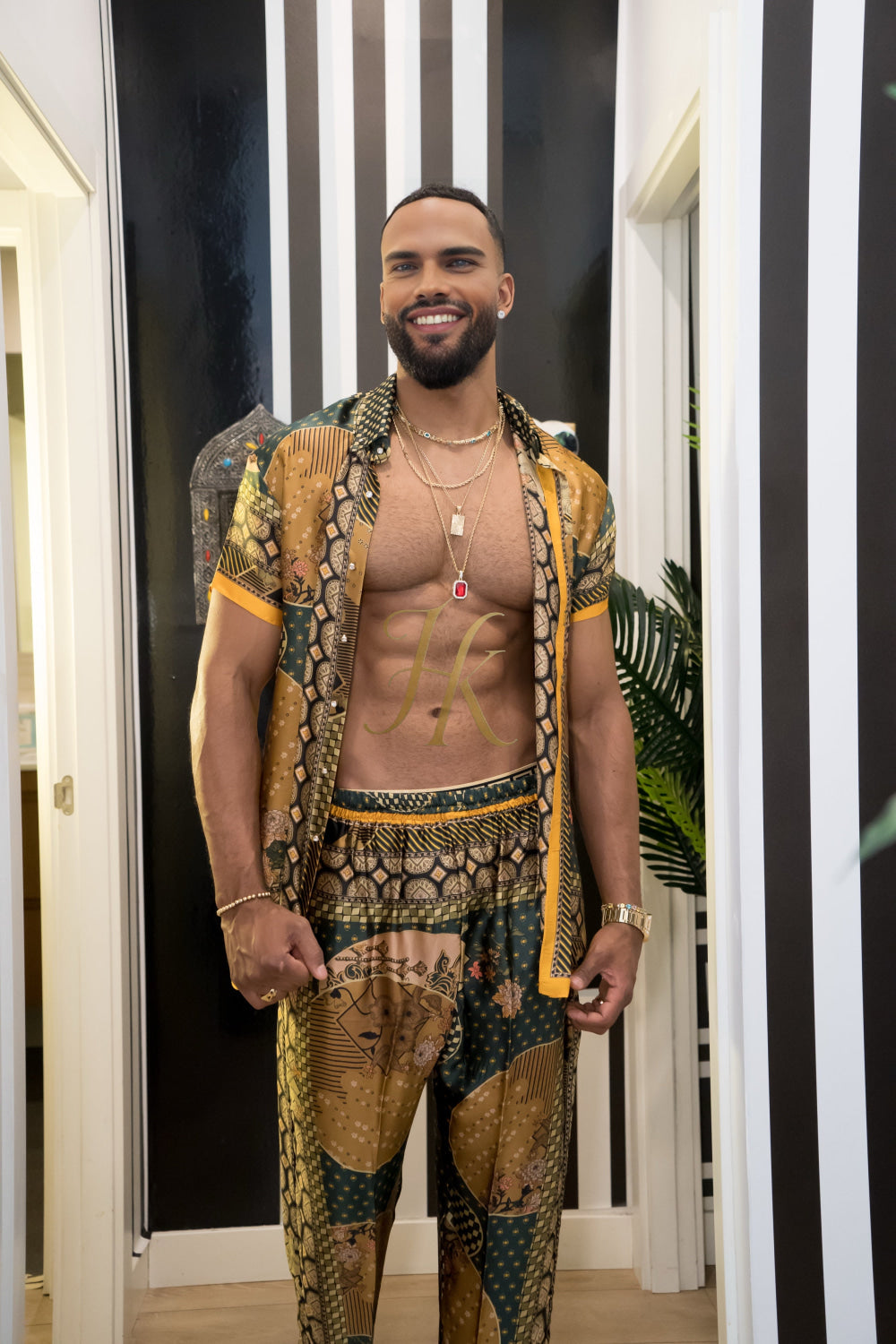 Handmade Outfits: Men's Luxury Silk Set - kayibstrore