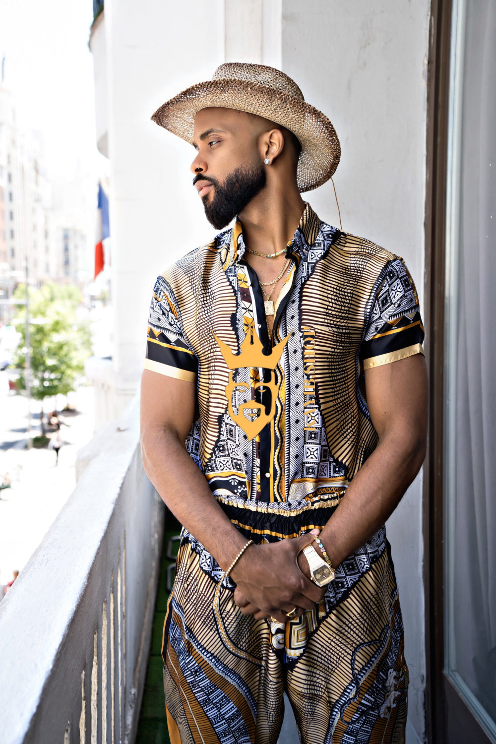 Luxury Silk Set for Men: Perfect Summer and Beach Wear - kayibstrore