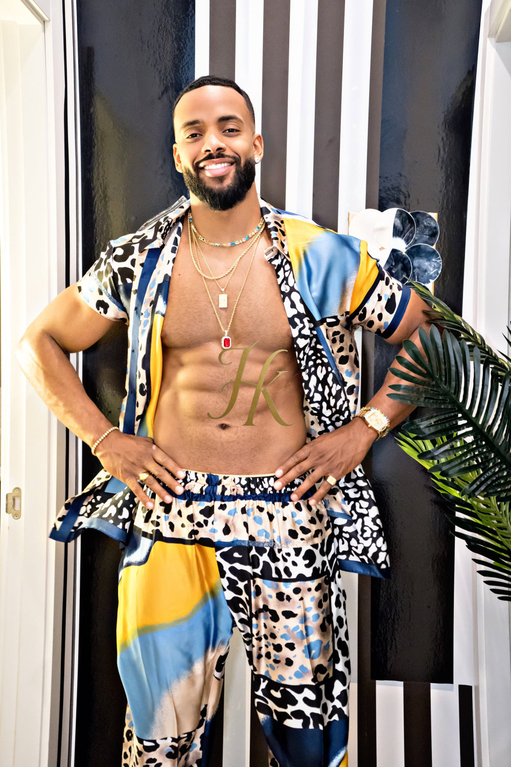 Unleash Your Style: Luxury Silk festival Rave Wear for Men - kayibstrore