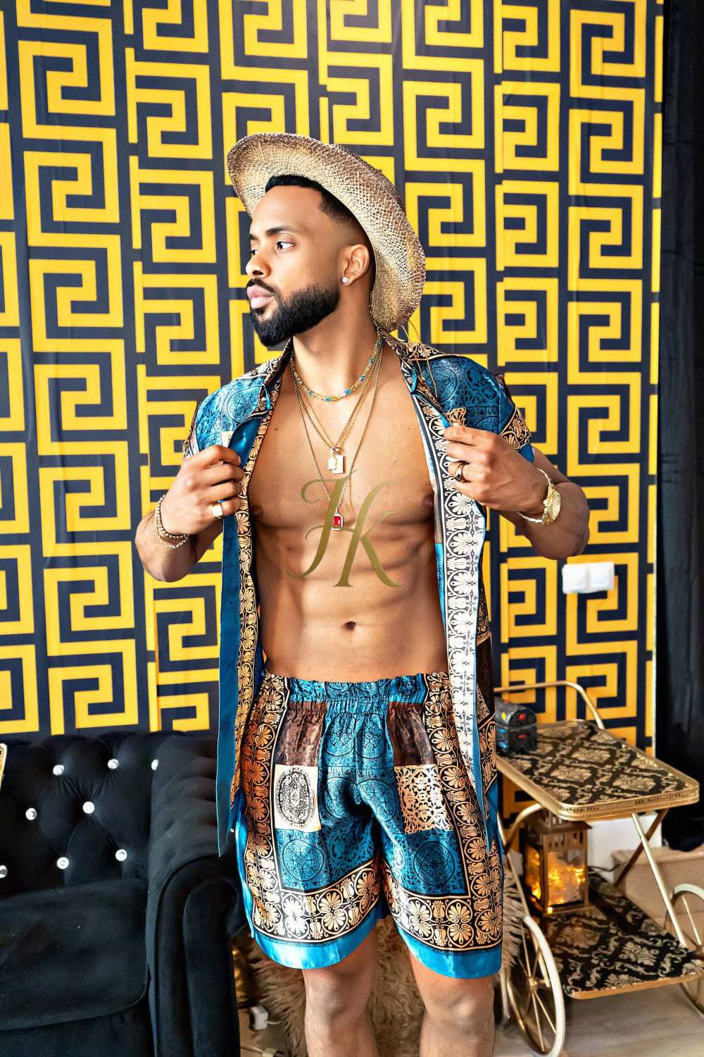 Men's Luxury Silk Dress Set Outfit - Elevate Your Style Game with Ultimate Comfort and Unbeatable Quality - kayibstrore