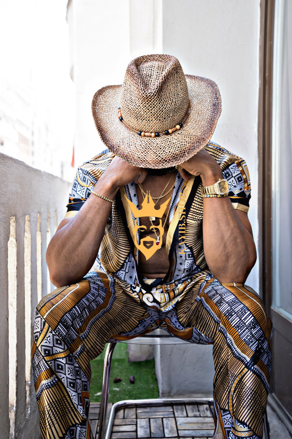 Luxury Silk Set for Men: Perfect Summer and Beach Wear - kayibstrore