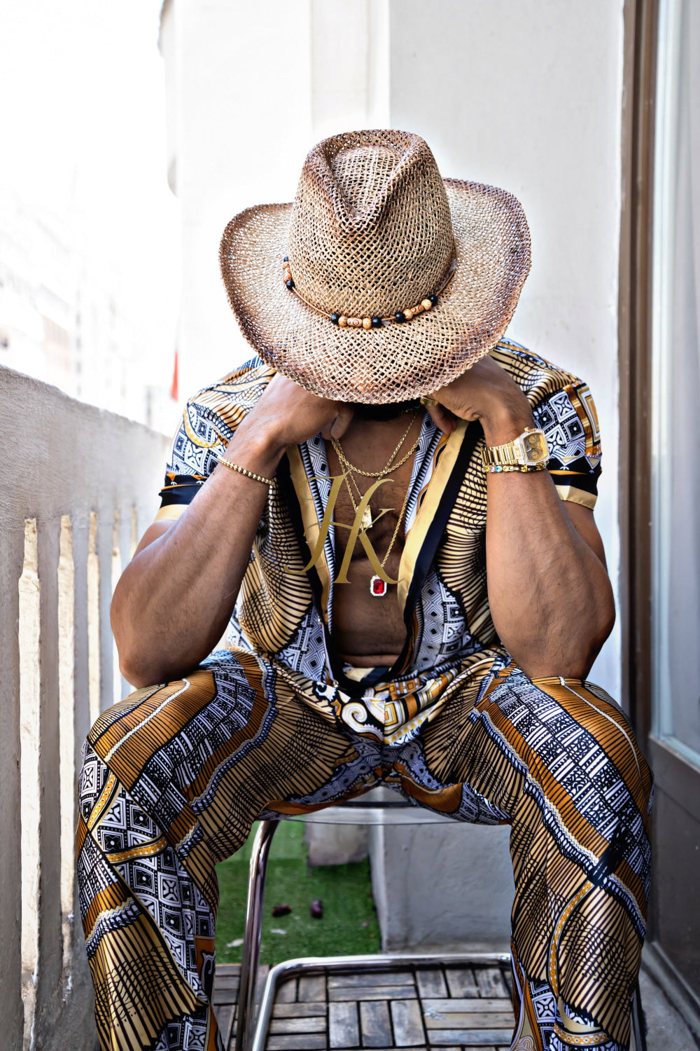 Luxury Silk Set for Men: Perfect Summer and Beach Wear - kayibstrore