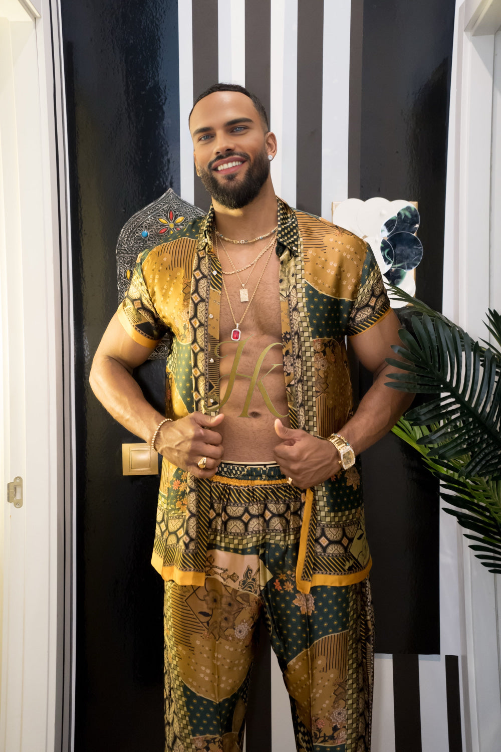 Handmade Outfits: Men's Luxury Silk Set - kayibstrore