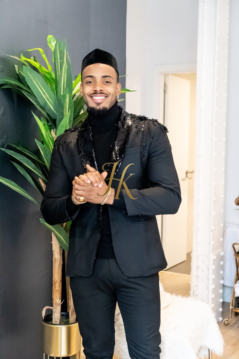 Handmade Custom velvet blazer Men's Suit with Sheer Velvet Lapel - Elevate Formal Style | KAYIB - kayibstrore