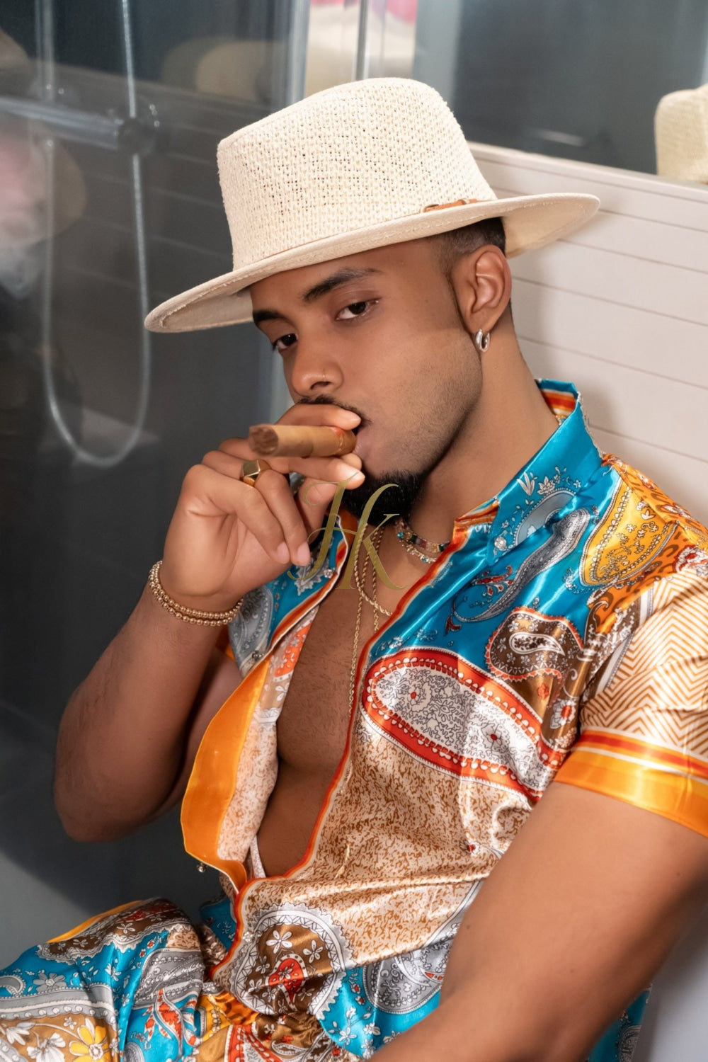 Summer Luxury handmade Silk Set- Stay Cool and Look Flawless All Summer Long - kayibstrore