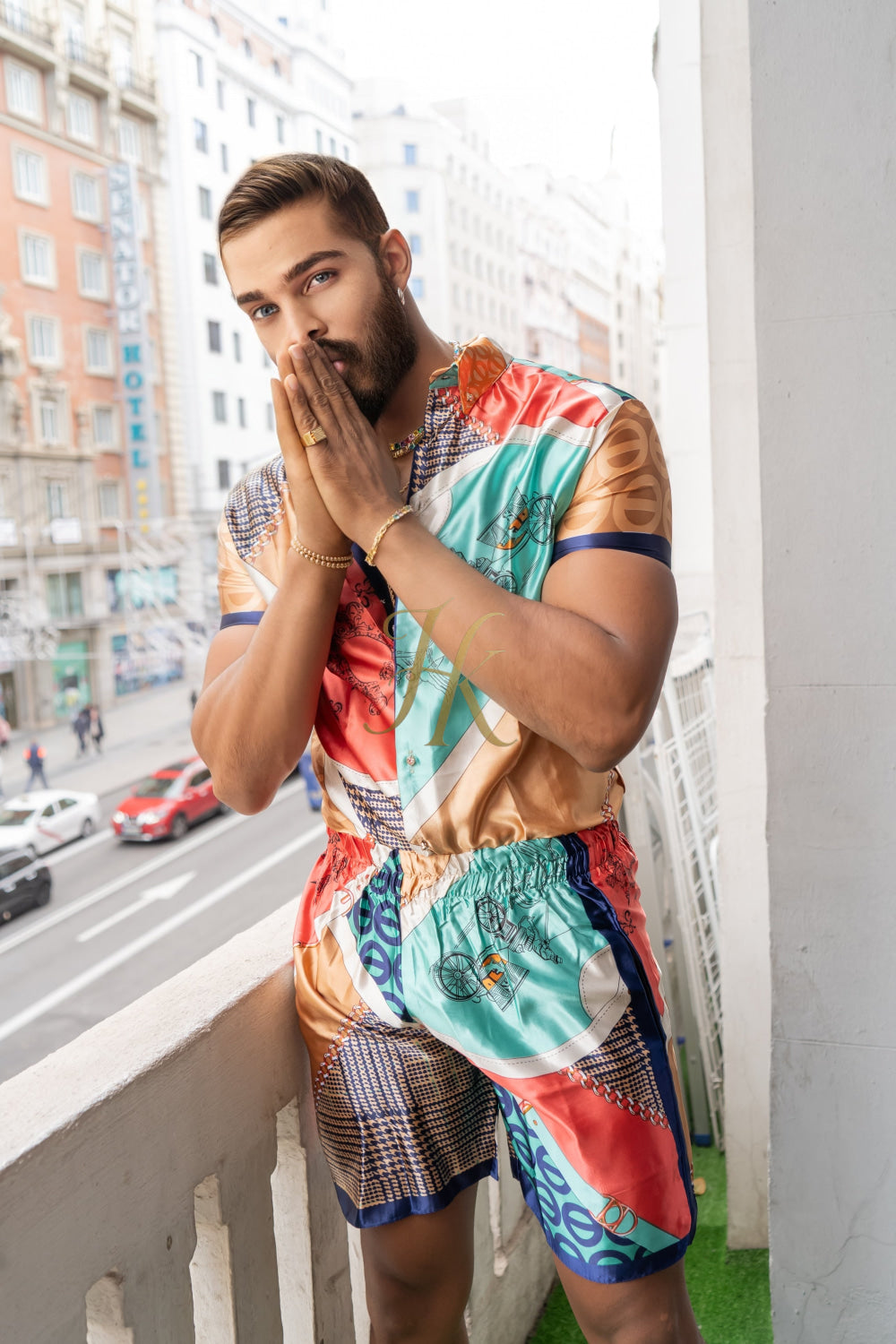 Luxury Barocco Silk Set - Embrace Pure Luxury and Stand Out with Refreshing Prints - Indulge in Supreme Comfort - kayibstrore