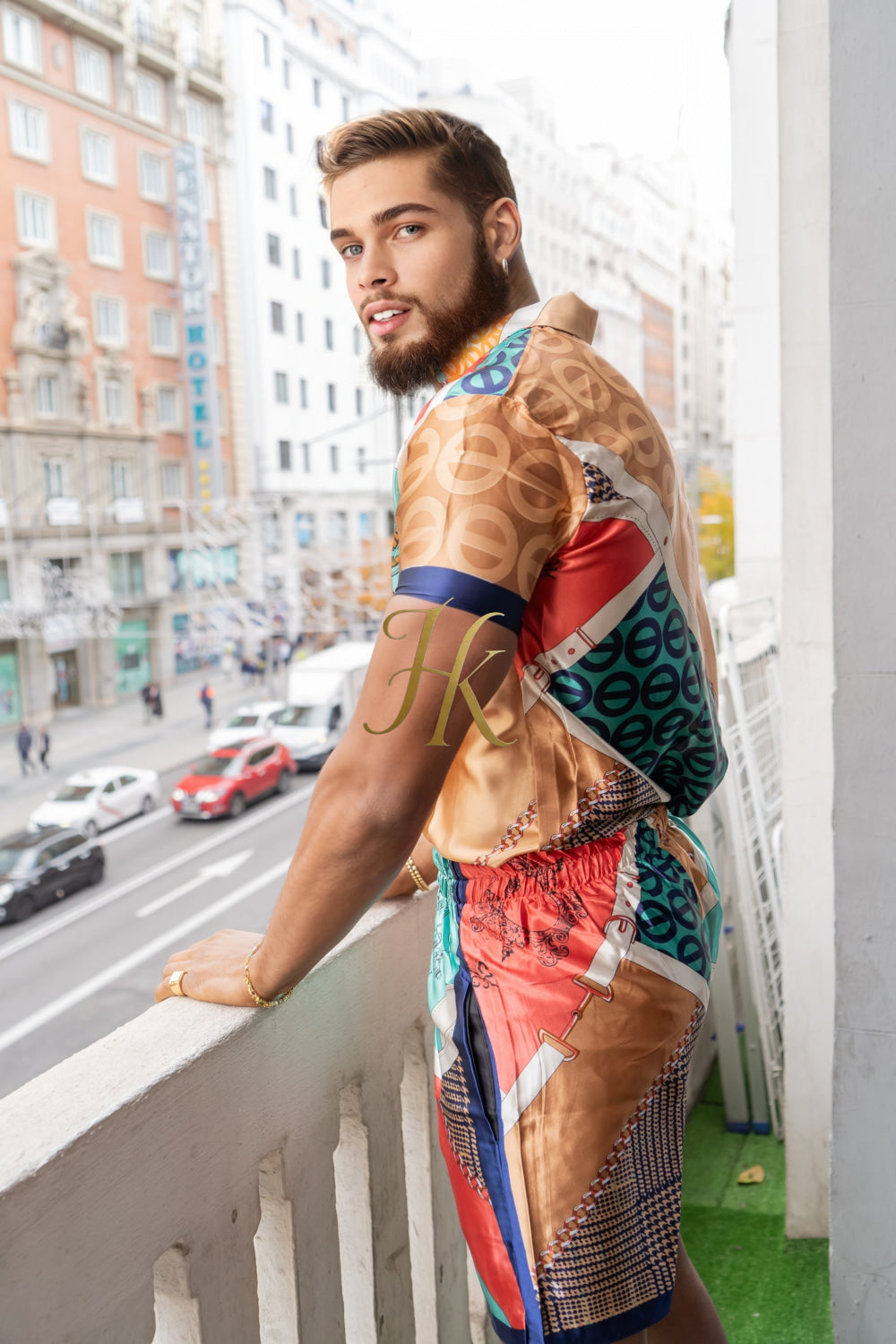 Luxury Barocco Silk Set - Embrace Pure Luxury and Stand Out with Refreshing Prints - Indulge in Supreme Comfort - kayibstrore