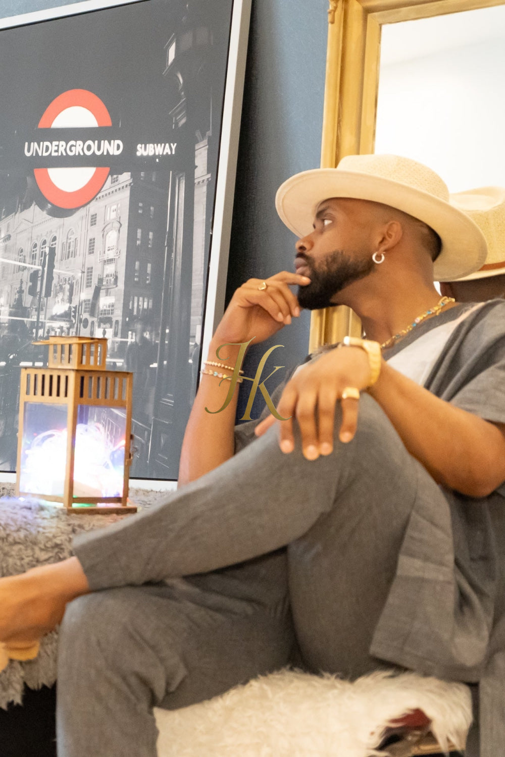 Luxury Elysian Linen: Handcrafted Kimono-Inspired Men's Top - kayibstrore