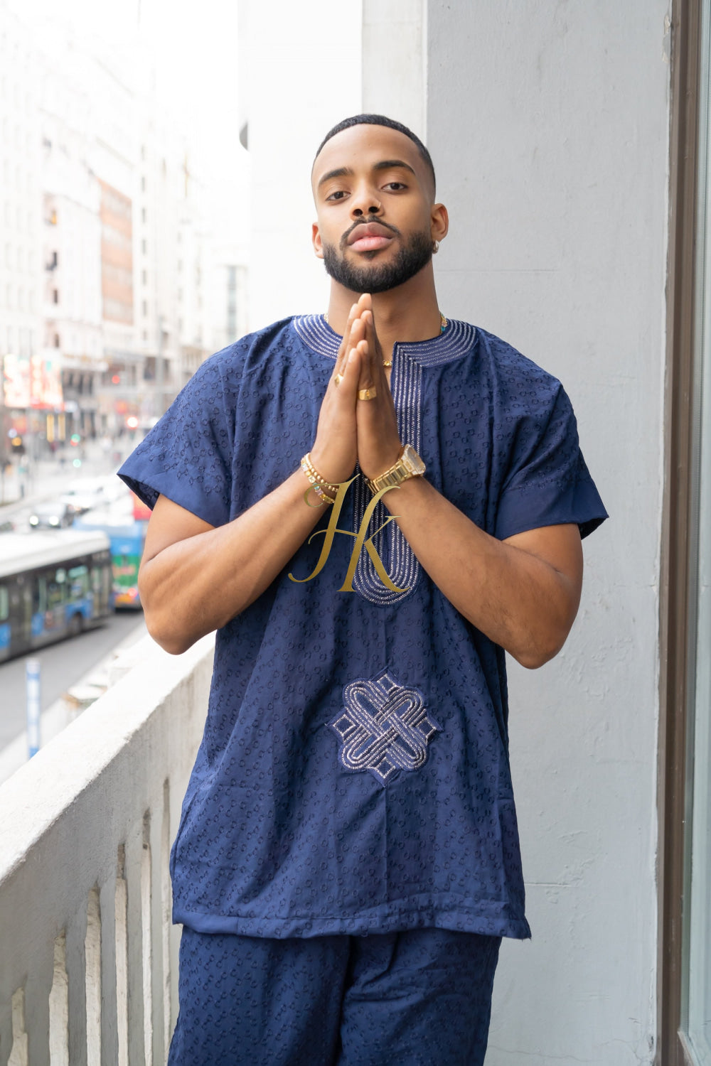 Luxury Men's Lace Two-Piece Clothing: Sophisticated & Versatile Ensemble - kayibstrore