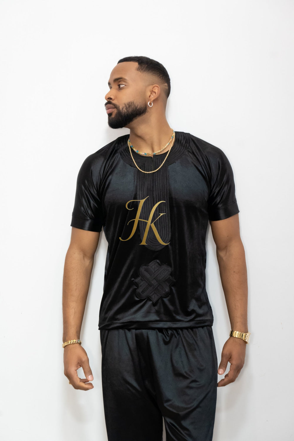 Luxury Men's Velvet Dashiki Set | Kaftan African Shirt & Pants | Regal Dashiki Menswear - kayibstrore