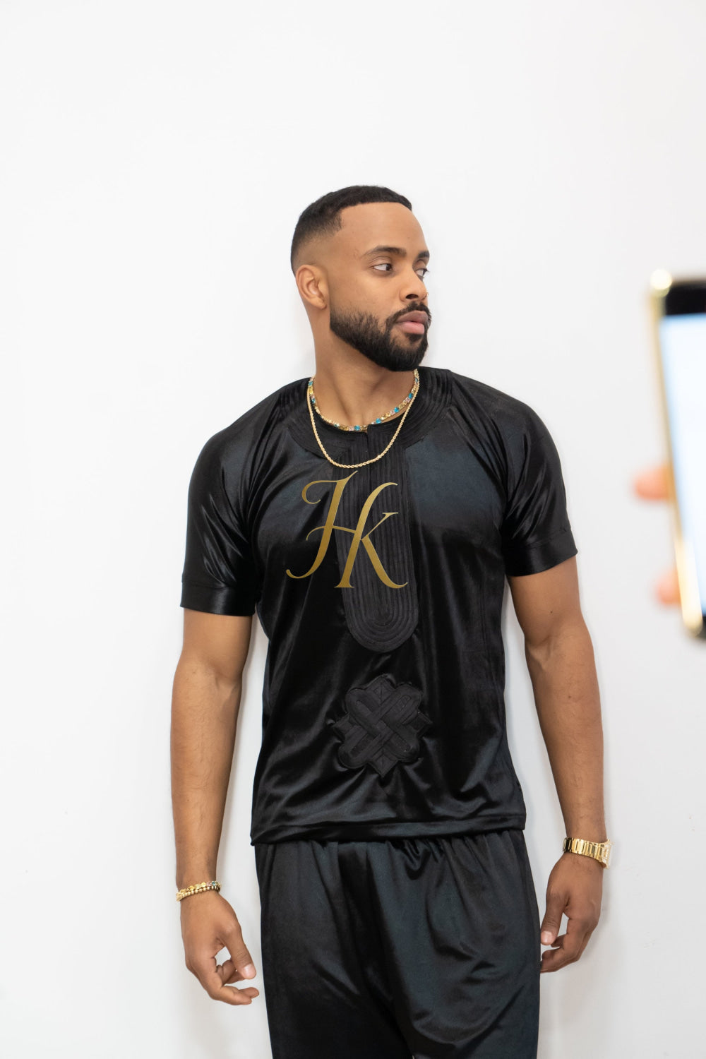 Luxury Men's Velvet Dashiki Set | Kaftan African Shirt & Pants | Regal Dashiki Menswear - kayibstrore