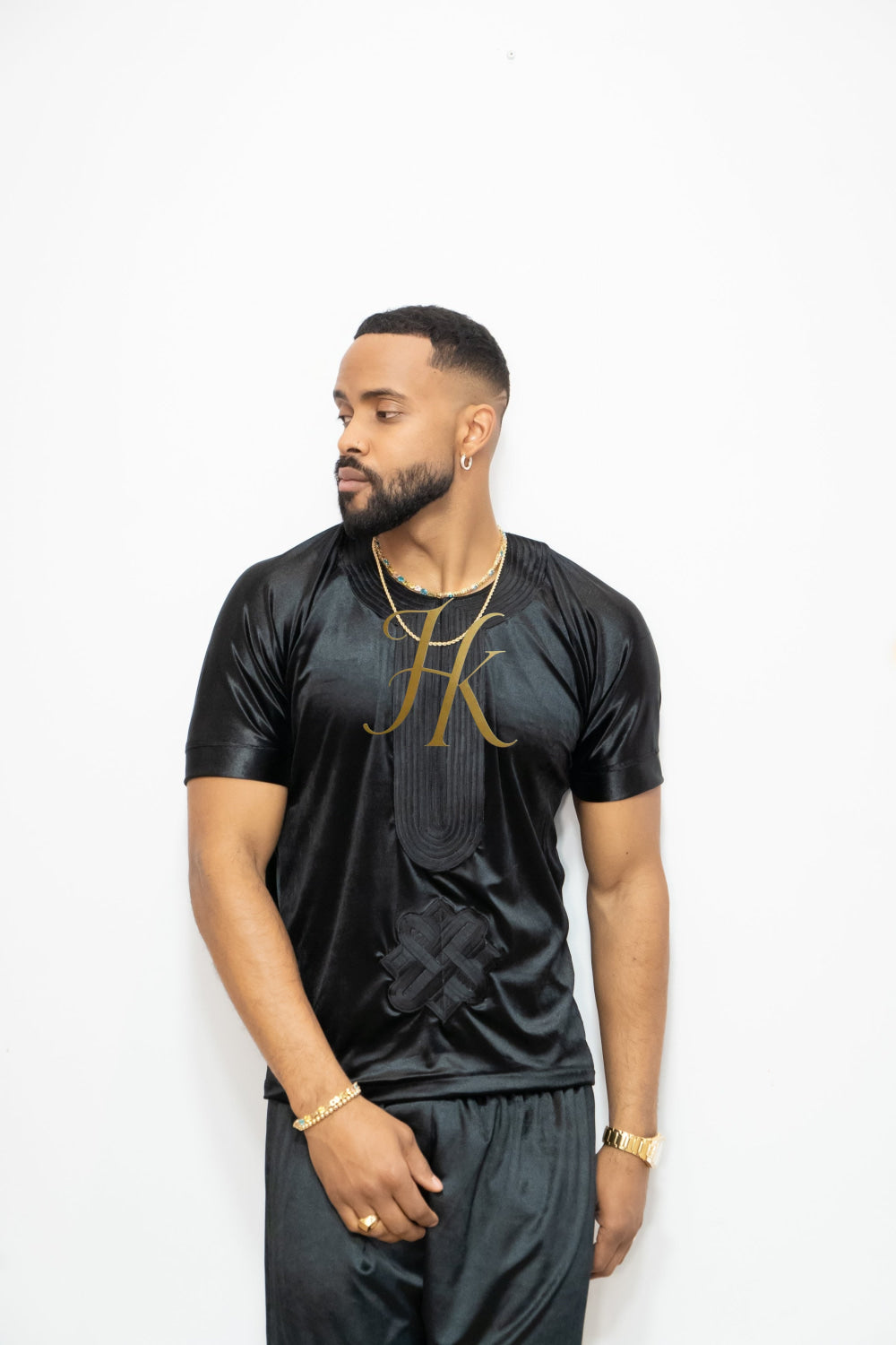 Luxury Men's Velvet Dashiki Set | Kaftan African Shirt & Pants | Regal Dashiki Menswear - kayibstrore