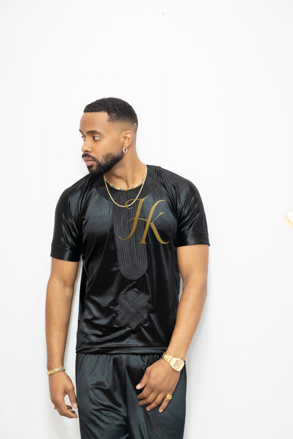 Luxury Men's Velvet Dashiki Set | Kaftan African Shirt & Pants | Regal Dashiki Menswear - kayibstrore