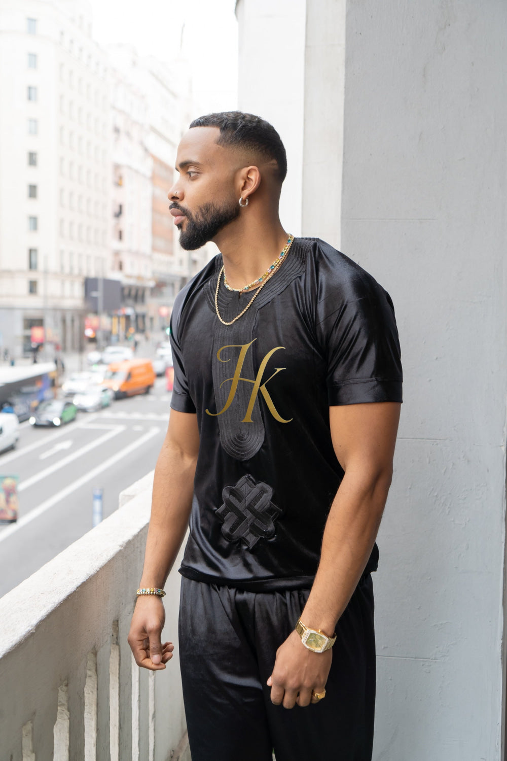 Luxury Men's Velvet Dashiki Set | Kaftan African Shirt & Pants | Regal Dashiki Menswear - kayibstrore