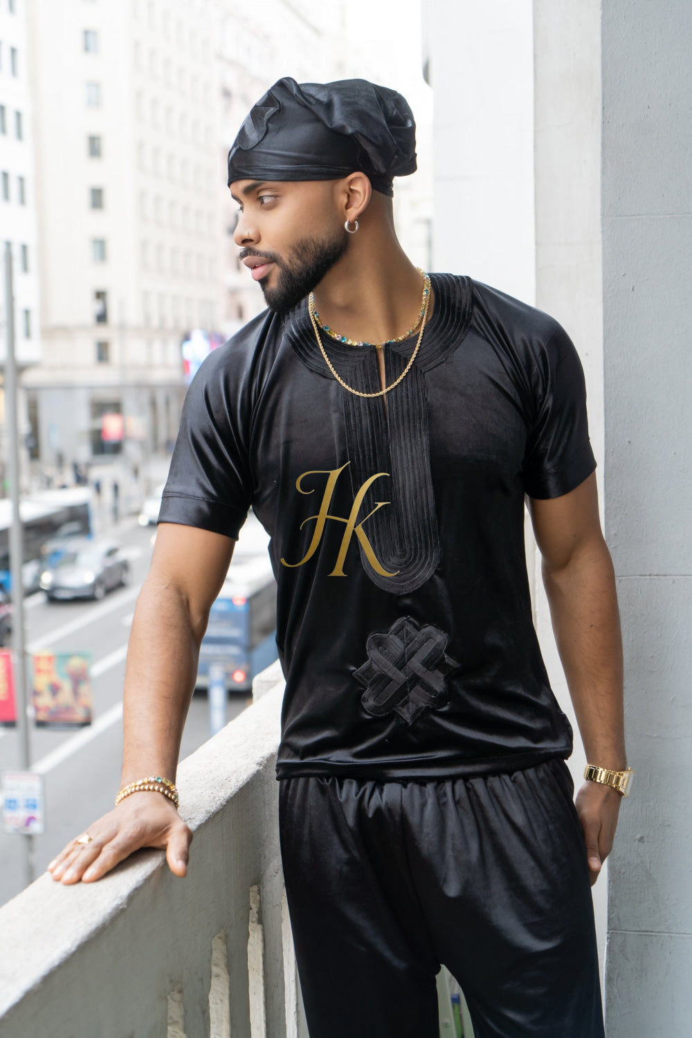 Luxury Men's Velvet Dashiki Set | Kaftan African Shirt & Pants | Regal Dashiki Menswear - kayibstrore