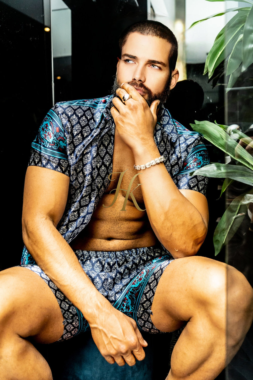 Beach Luxury handmade Silk Set - Elevate Your Style with Vibrant Spanish Fashion - Stay Cool and Look Flawless All Summer Long - kayibstrore
