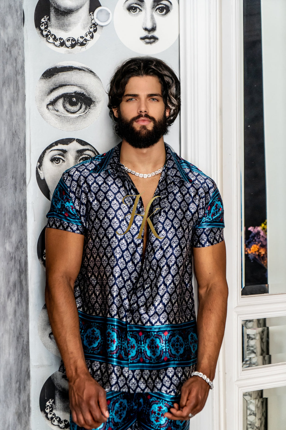 Beach Luxury handmade Silk Set - Elevate Your Style with Vibrant Spanish Fashion - Stay Cool and Look Flawless All Summer Long - kayibstrore