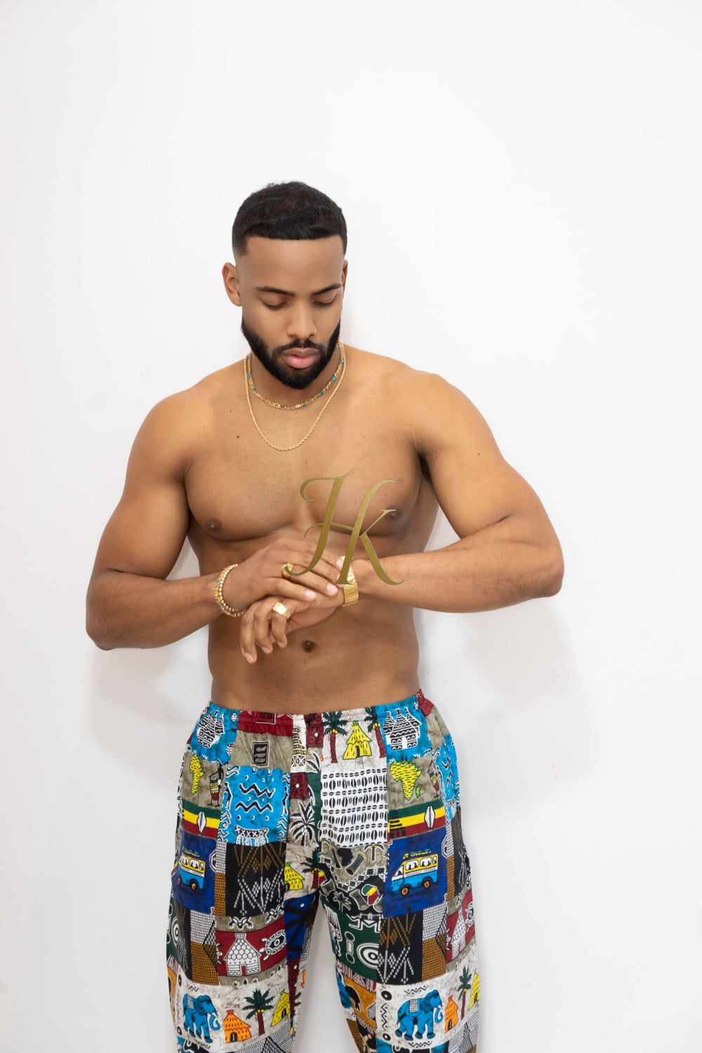 Summer Comfort and Style: Handmade Tribal Hippie summer beachwear Pants - Eco-Friendly & Versatile - kayibstrore