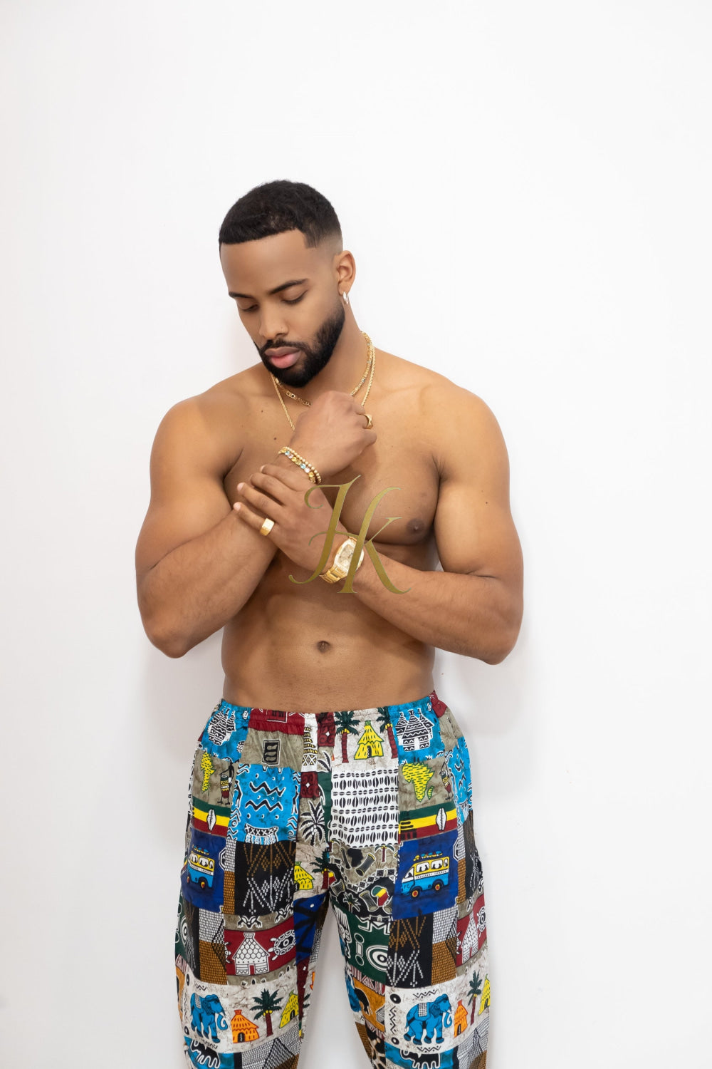 Summer Comfort and Style: Handmade Tribal Hippie summer beachwear Pants - Eco-Friendly & Versatile - kayibstrore