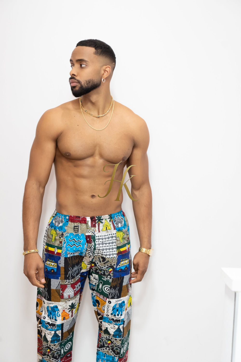 Summer Comfort and Style: Handmade Tribal Hippie summer beachwear Pants - Eco-Friendly & Versatile - kayibstrore