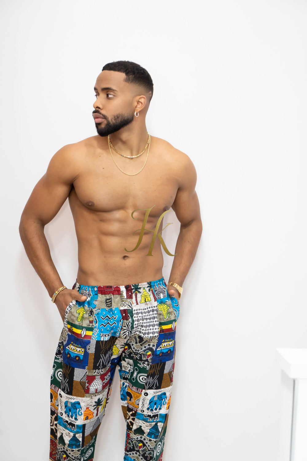 Summer Comfort and Style: Handmade Tribal Hippie summer beachwear Pants - Eco-Friendly & Versatile - kayibstrore