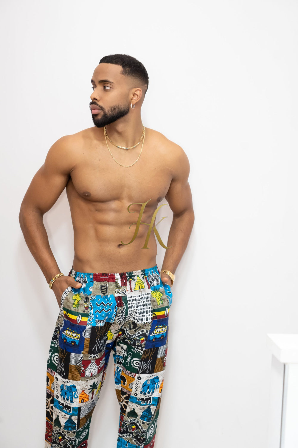 Summer Comfort and Style: Handmade Tribal Hippie summer beachwear Pants - Eco-Friendly & Versatile - kayibstrore