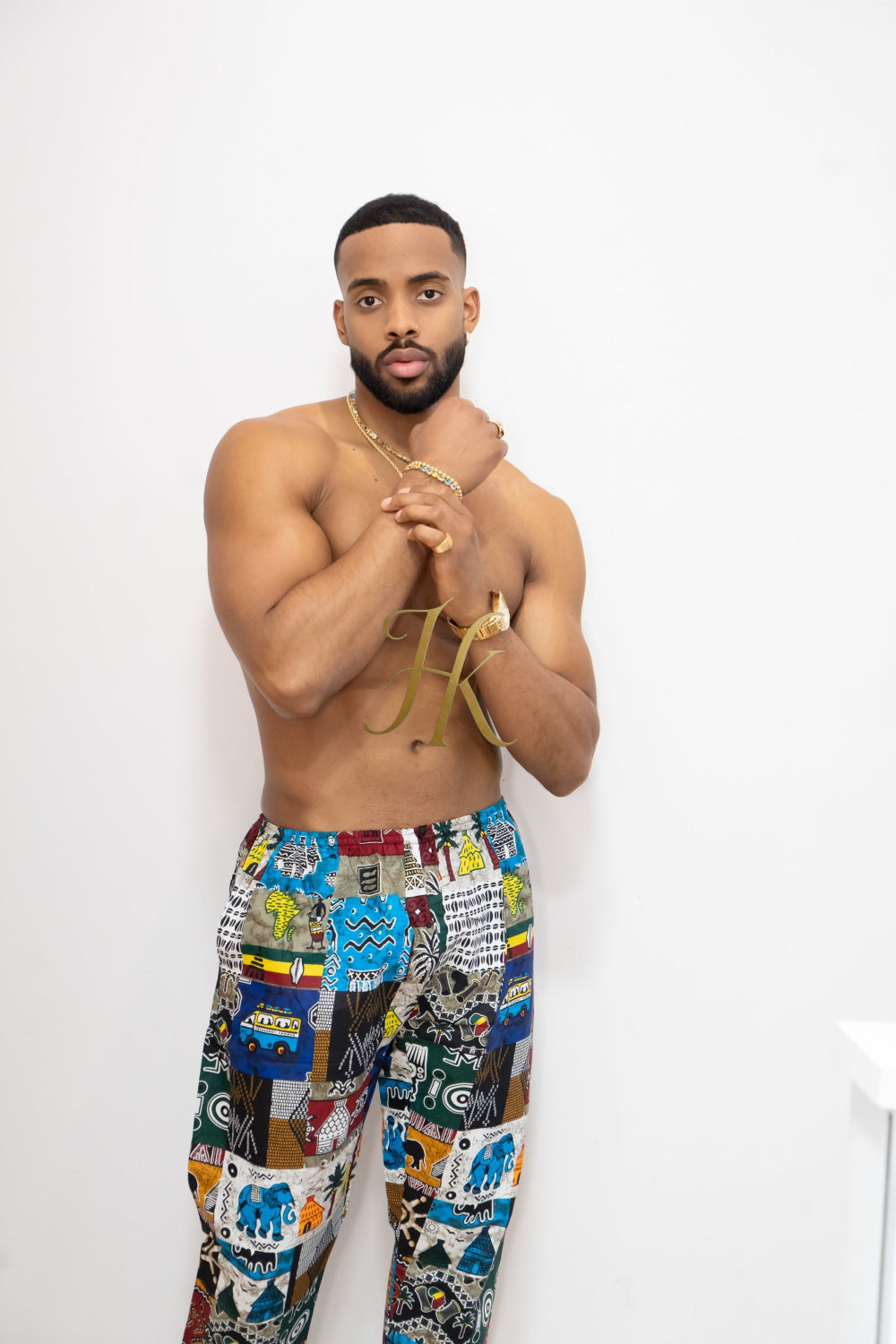 Summer Comfort and Style: Handmade Tribal Hippie summer beachwear Pants - Eco-Friendly & Versatile - kayibstrore