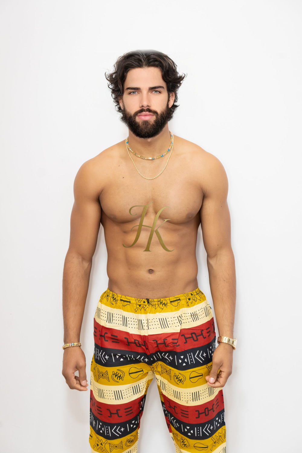 Beachwear Comfort and Style: Handmade Tribal Hippie summer beachwear pants - kayibstrore