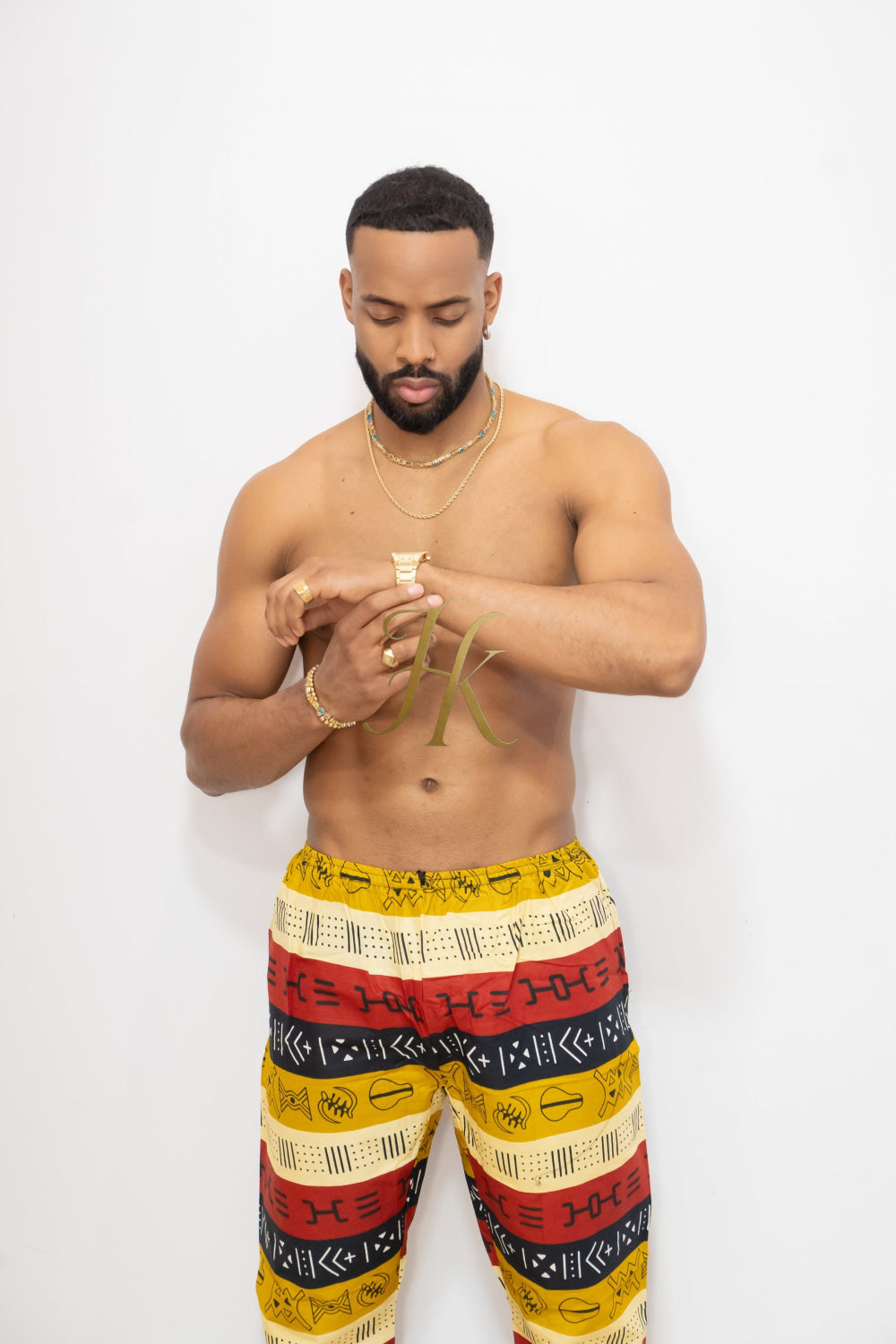 Luxury Beachwear Comfort and Style: Handmade Tribal Hippie summer beachwear pants - kayibstrore