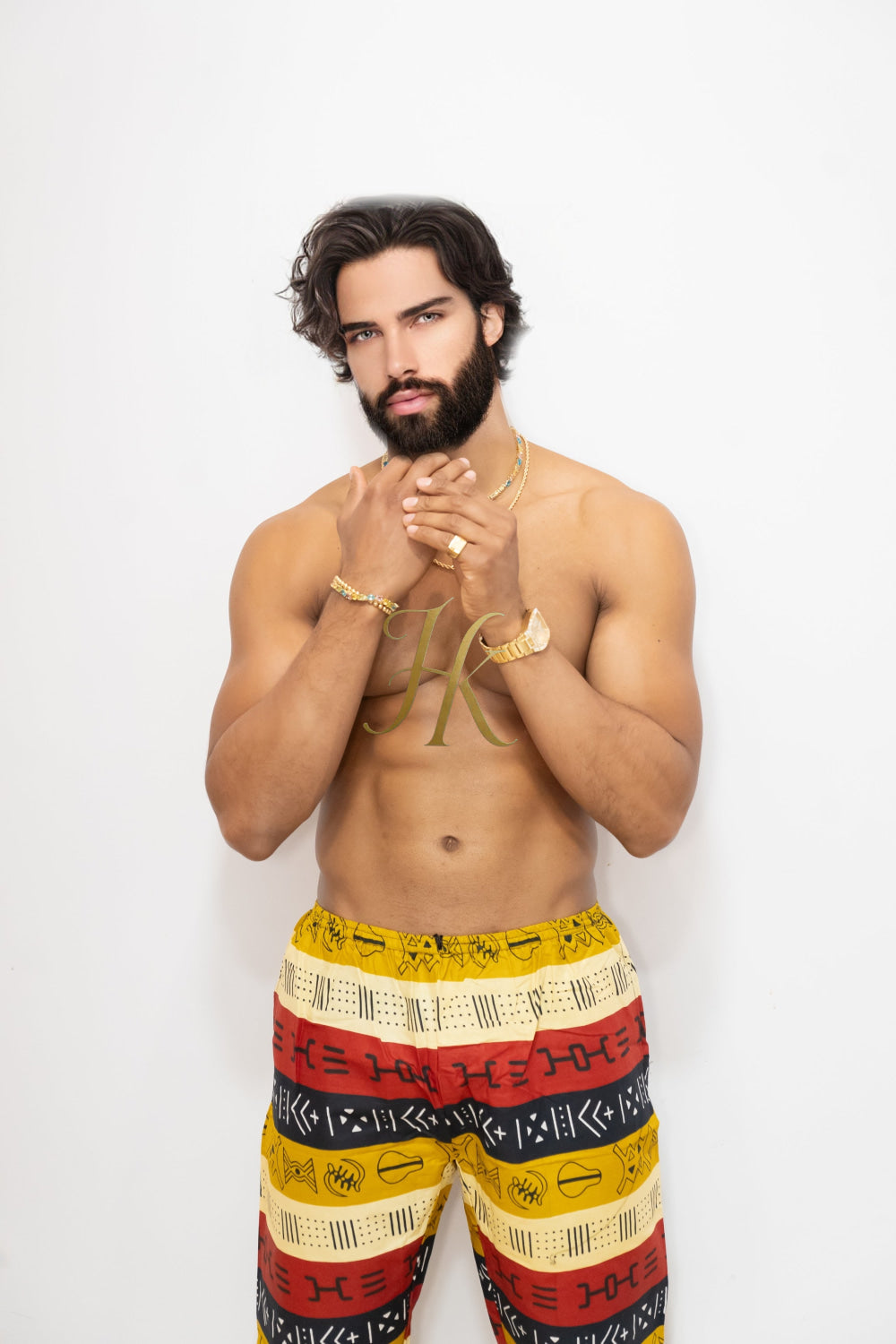 Beachwear Comfort and Style: Handmade Tribal Hippie summer beachwear pants - kayibstrore