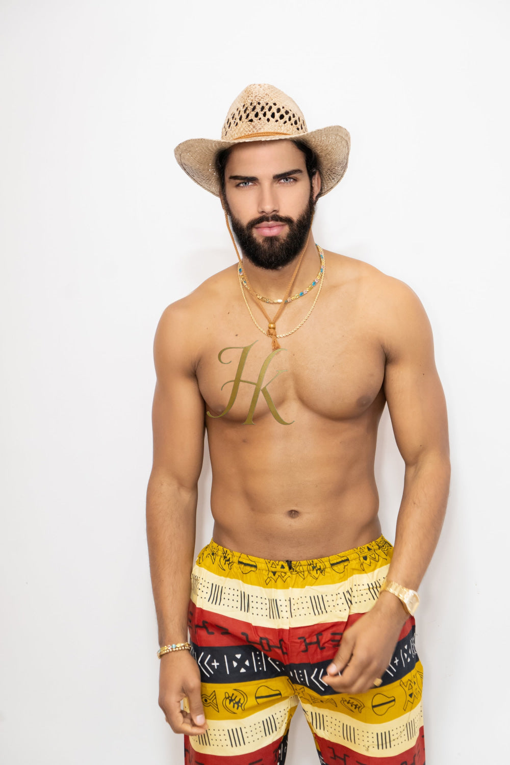 Beachwear Comfort and Style: Handmade Tribal Hippie summer beachwear pants - kayibstrore