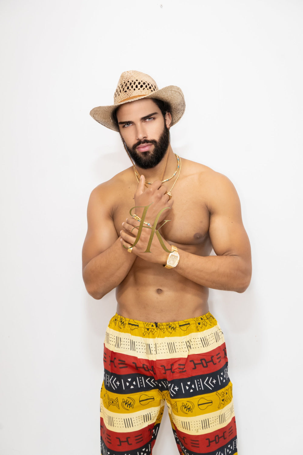 Beachwear Comfort and Style: Handmade Tribal Hippie summer beachwear pants - kayibstrore