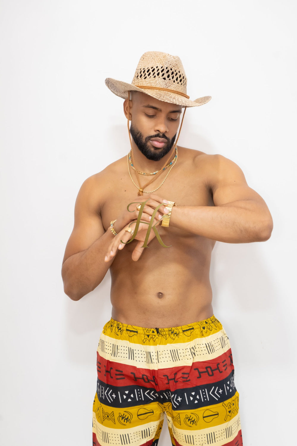 Luxury Beachwear Comfort and Style: Handmade Tribal Hippie summer beachwear pants - kayibstrore