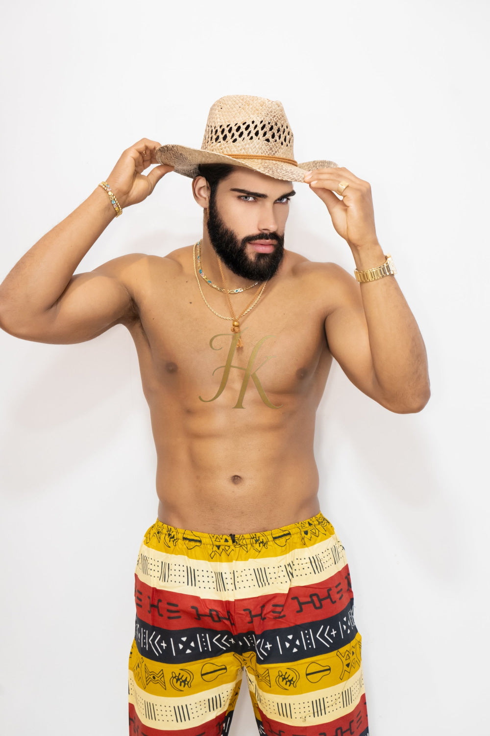 Beachwear Comfort and Style: Handmade Tribal Hippie summer beachwear pants - kayibstrore