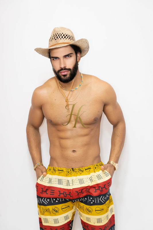 Beachwear Comfort and Style: Handmade Tribal Hippie summer beachwear pants - kayibstrore