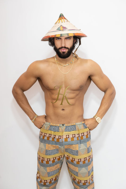 Summer Comfort and Style: Handmade Tribal Hippie summer beachwear pants - kayibstrore