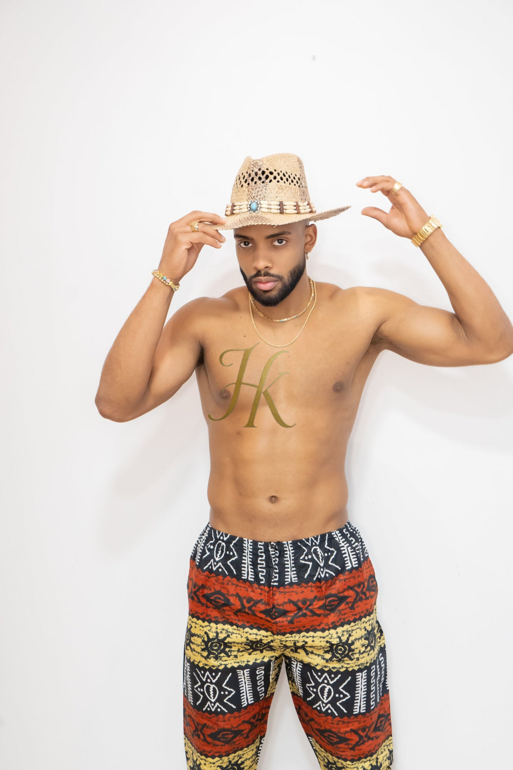 Boho Comfort and Style: Handmade Tribal Hippie summer beachwear Pants - Eco-Friendly & Versatile - kayibstrore