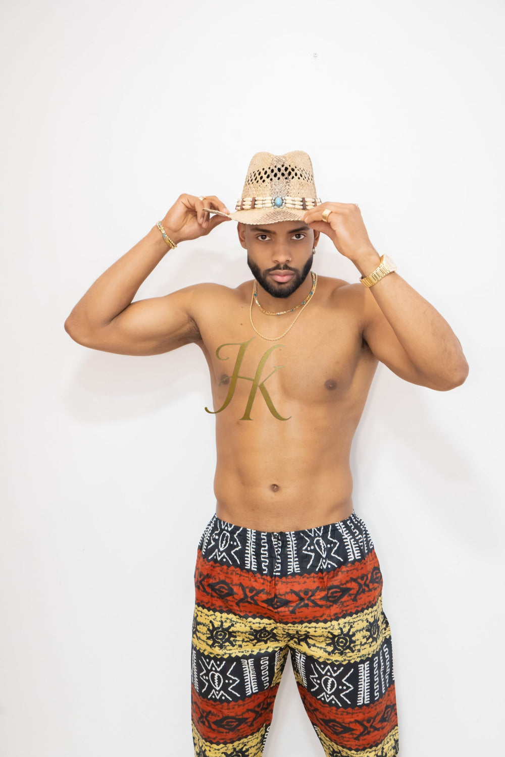 Boho Comfort and Style: Handmade Tribal Hippie summer beachwear Pants - Eco-Friendly & Versatile - kayibstrore