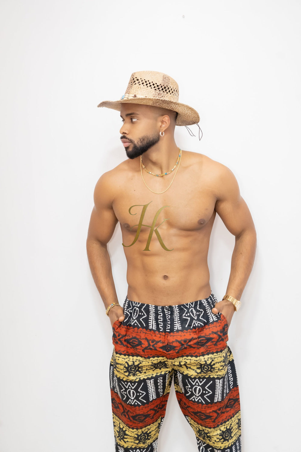 Boho Comfort and Style: Handmade Tribal Hippie summer beachwear Pants - Eco-Friendly & Versatile - kayibstrore