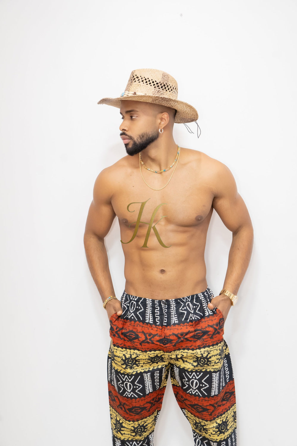 Boho Comfort and Style: Handmade Tribal Hippie summer beachwear Pants - Eco-Friendly & Versatile - kayibstrore