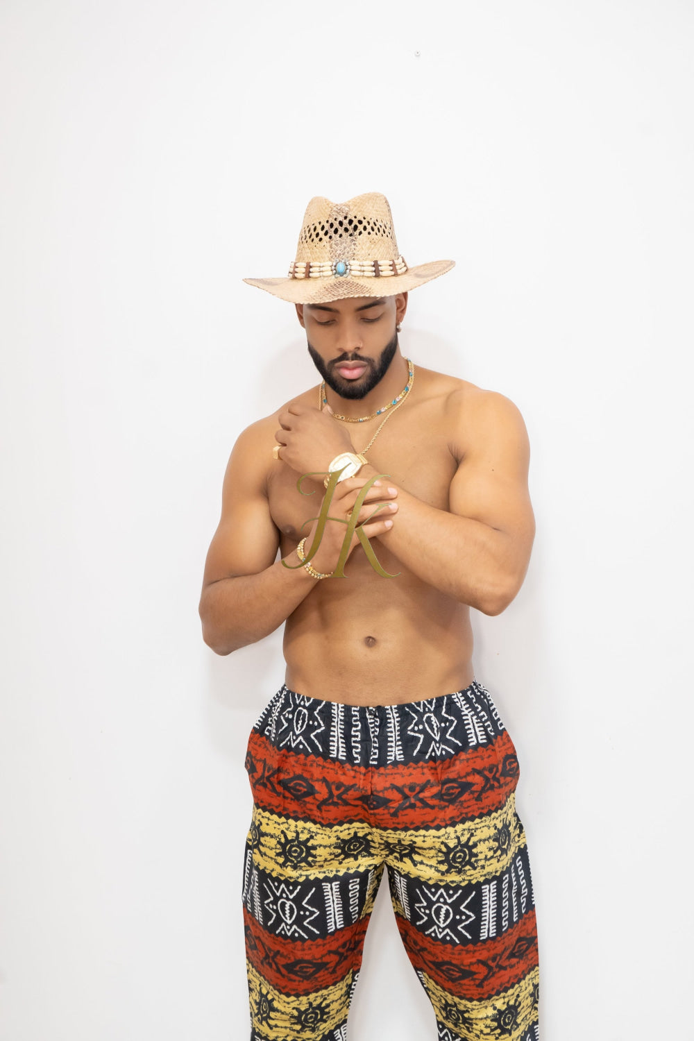 Boho Comfort and Style: Handmade Tribal Hippie summer beachwear Pants - Eco-Friendly & Versatile - kayibstrore