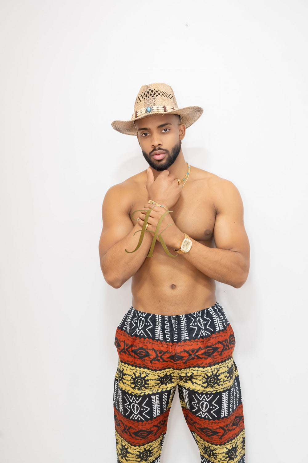 Boho Comfort and Style: Handmade Tribal Hippie summer beachwear Pants - Eco-Friendly & Versatile - kayibstrore