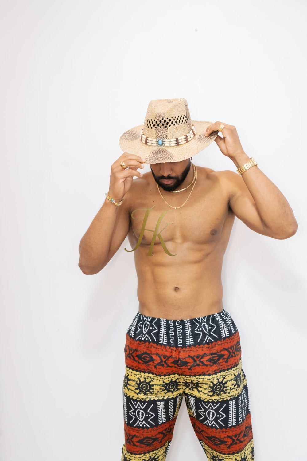 Boho Comfort and Style: Handmade Tribal Hippie summer beachwear Pants - Eco-Friendly & Versatile - kayibstrore